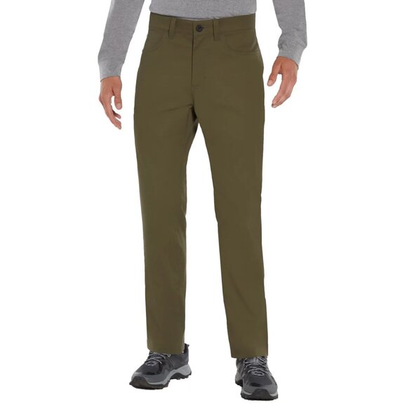 Orvis Men's Tech Pant, Water-Resistant, Zippered Cargo Pocket, Olive Green - Picture 1 of 8
